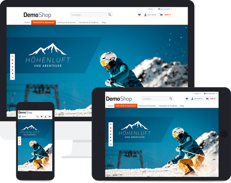 Responsive Darstellung: Shopware 5 Responsive Darstellung: Shopware 5